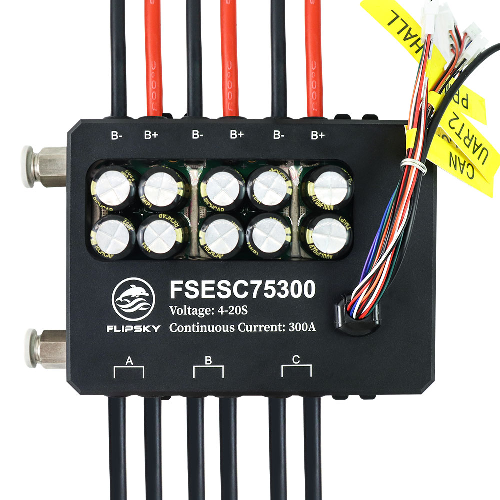 Vesc 75300 High Current Esc - Flipsky Fsesc 75300 84v Arus Tinggi