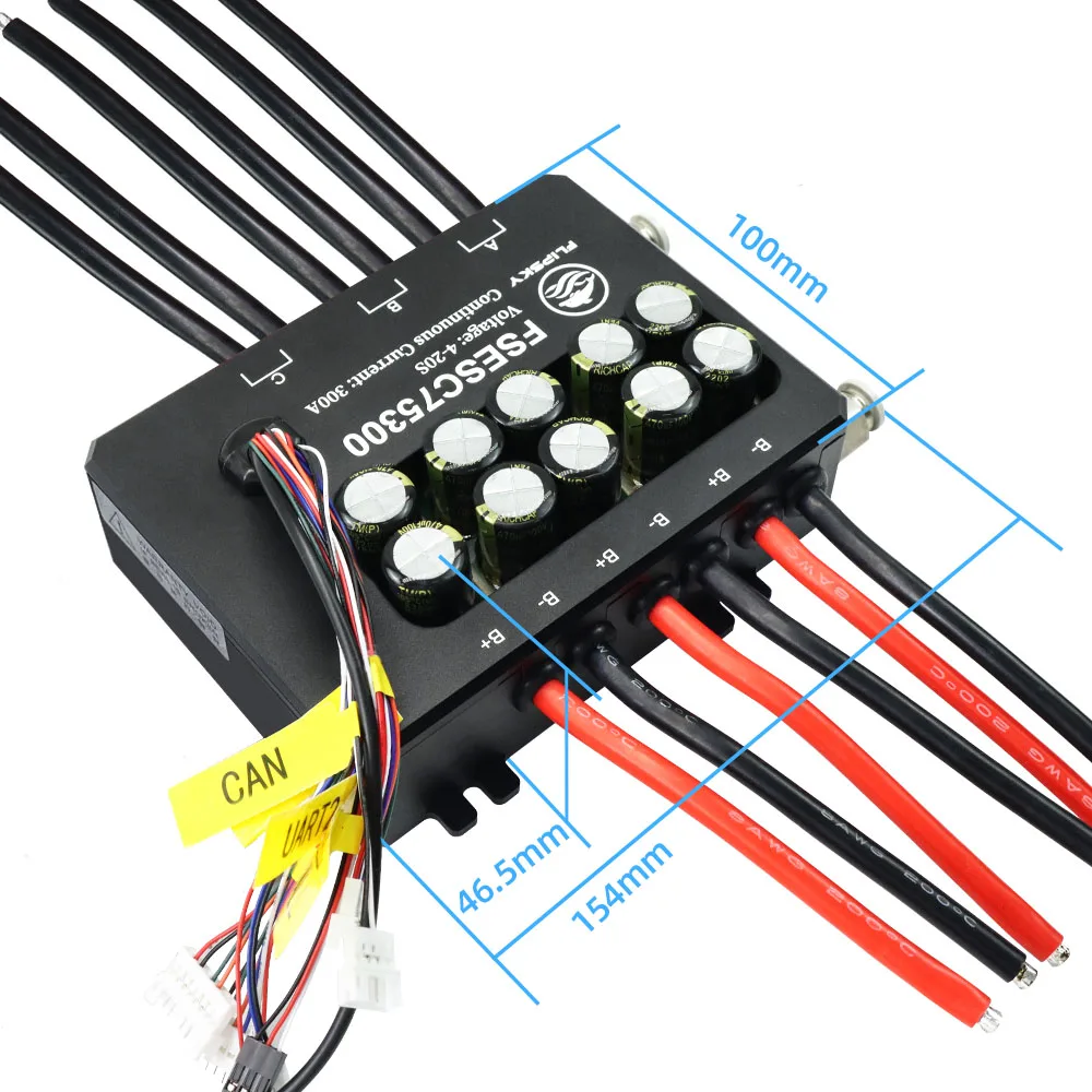 VoltSFlipsky Fsesc 75300 84v A - Vesc 75300 High Current Esc ulasan dan harga
