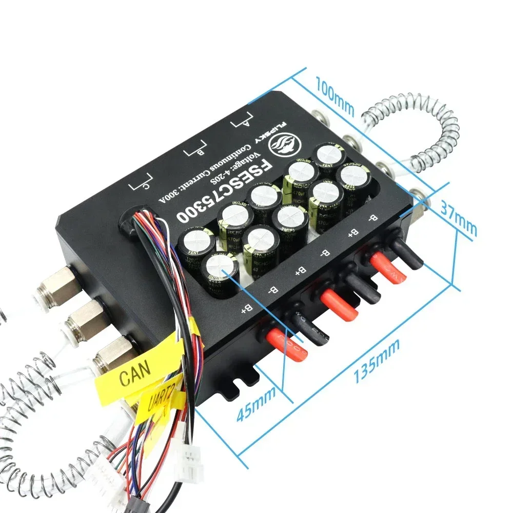 FlipSky FSESC 75300 84V Arus T - Vesc 75300 High Current Esc ulasan dan harga